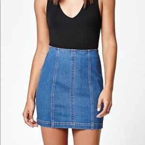 Denim skirt